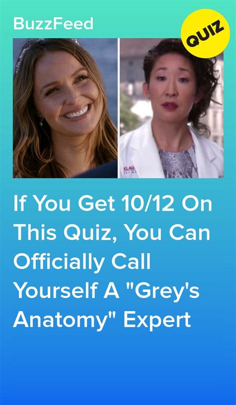 hardest grey's anatomy quiz.